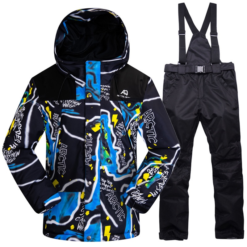 남성용 겨울 스키복, 따뜻한 바람막이, 방수, 야외 스포츠, 스노우 재킷과 바지, 남성 스키 장비, 스노우 보드 재킷, 신상
